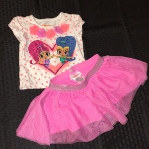 💜CUTE💜 baby girl matching set